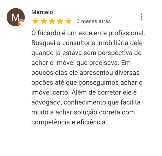 Testemunhos reais de Venda de Apartamento em Distrito Federal com Ricardo Guizzardi