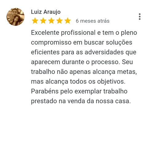 Feedback de clientes sobre Venda de Apartamento em Distrito Federal - CRECI 20313